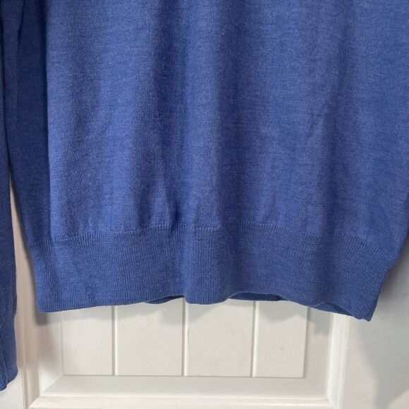 PETER MILLAR COLLECTION Quarter-Zip Sweater Merino Wool Medium - Picture 2 of 5